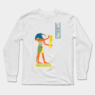 Thoth Djehuty Egyptian god of writting Long Sleeve T-Shirt
